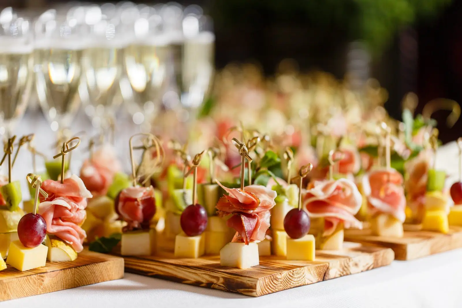 fall wedding catering